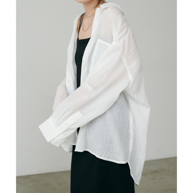 アイボリー | 【LARUTA】シアーサファリポケット付きシャツ | NICE CLAUP / OLIVE des OLIVE　OUTLET