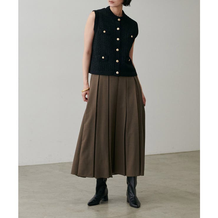 【LARUTA】モールクルーニットベスト | NICE CLAUP / OLIVE des OLIVE　OUTLET | 詳細画像15 