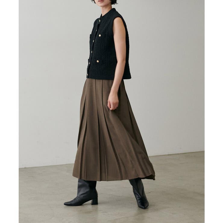 【LARUTA】モールクルーニットベスト | NICE CLAUP / OLIVE des OLIVE　OUTLET | 詳細画像16 