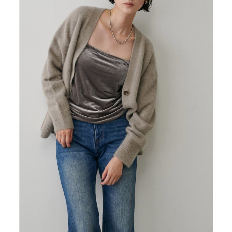【LARUTA】カップ付きベロアキャミ | NICE CLAUP / OLIVE des OLIVE　OUTLET | 詳細画像17 