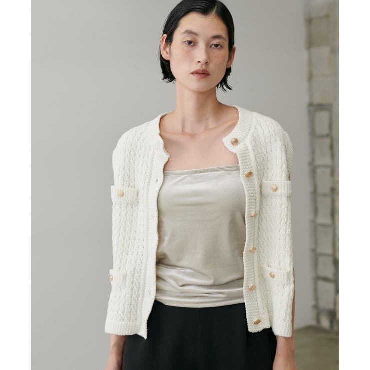 【LARUTA】カップ付きベロアキャミ | NICE CLAUP / OLIVE des OLIVE　OUTLET | 詳細画像23 