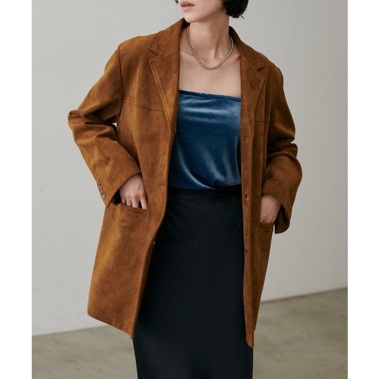 ブルー系 | 【LARUTA】カップ付きベロアキャミ | NICE CLAUP / OLIVE des OLIVE　OUTLET