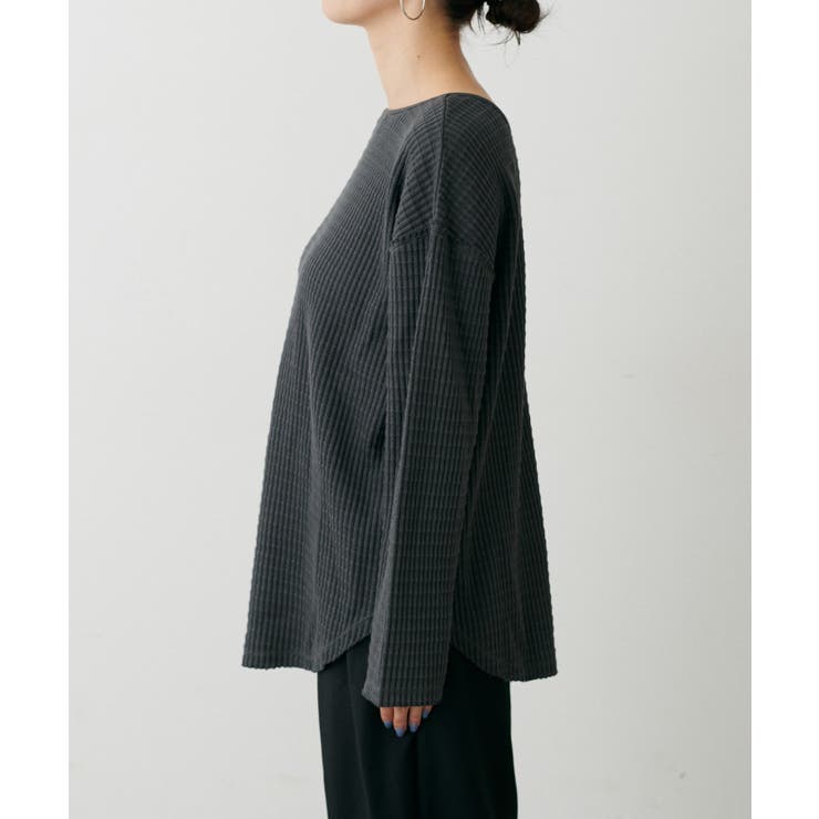 【LARUTA】長袖ワッフルカットソーTee | NICE CLAUP / OLIVE des OLIVE　OUTLET | 詳細画像17 