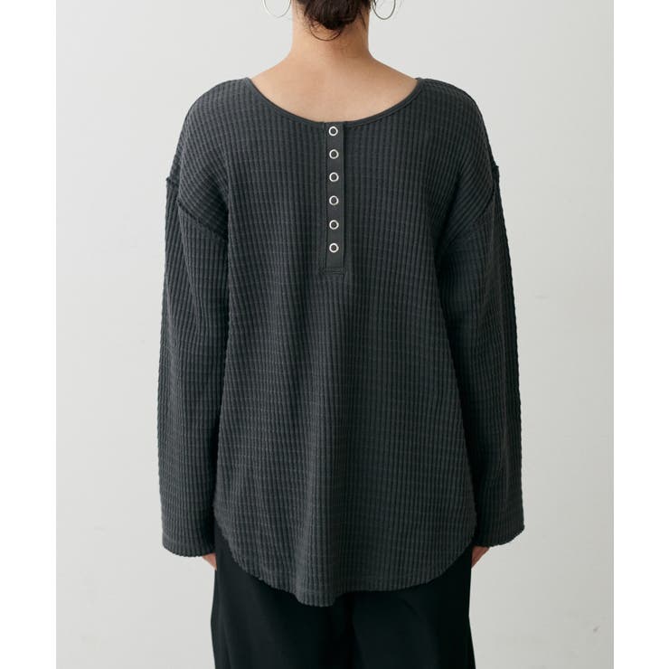 【LARUTA】長袖ワッフルカットソーTee | NICE CLAUP / OLIVE des OLIVE　OUTLET | 詳細画像18 