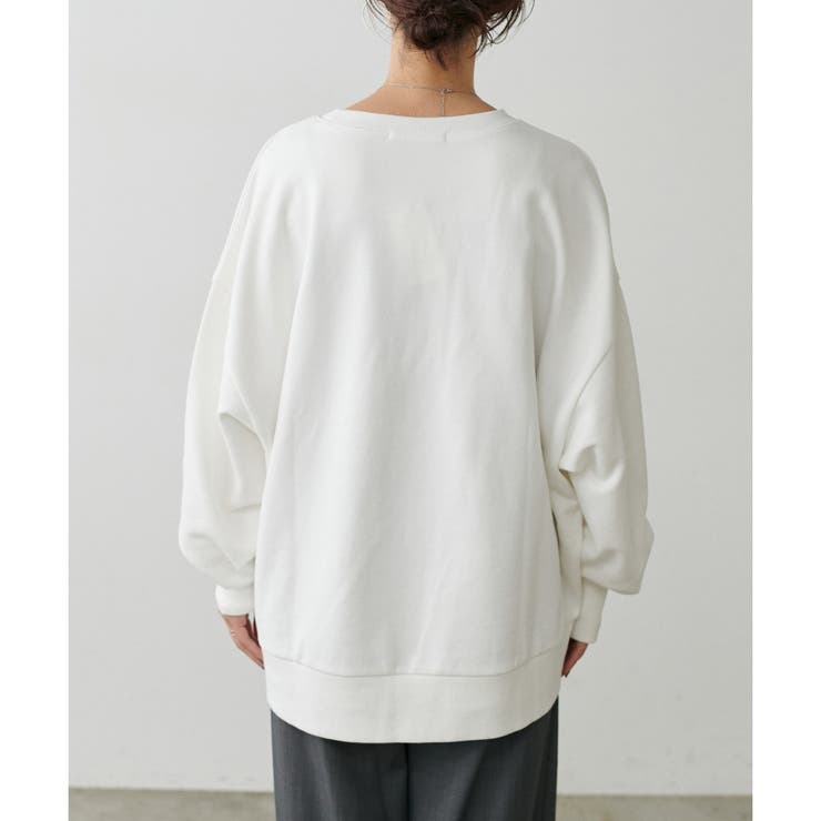 【LARUTA】グラフィックロゴ裏毛プルオーバー | NICE CLAUP / OLIVE des OLIVE　OUTLET | 詳細画像14 