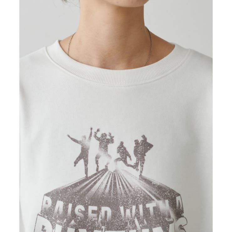 【LARUTA】グラフィックロゴ裏毛プルオーバー | NICE CLAUP / OLIVE des OLIVE　OUTLET | 詳細画像15 