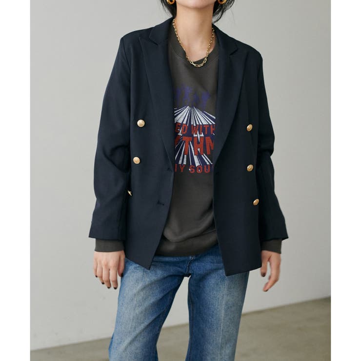 【LARUTA】グラフィックロゴ裏毛プルオーバー | NICE CLAUP / OLIVE des OLIVE　OUTLET | 詳細画像11 