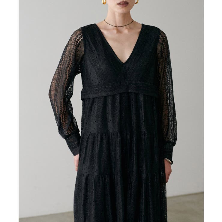 【LARUTA】レース切替ロングワンピース | NICE CLAUP / OLIVE des OLIVE　OUTLET | 詳細画像27 