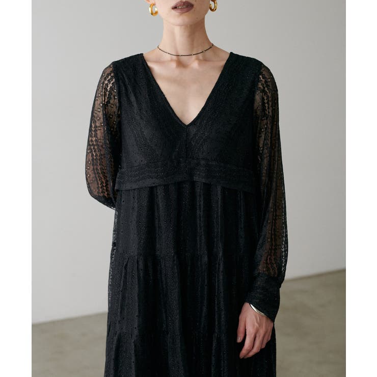 【LARUTA】レース切替ロングワンピース | NICE CLAUP / OLIVE des OLIVE　OUTLET | 詳細画像28 