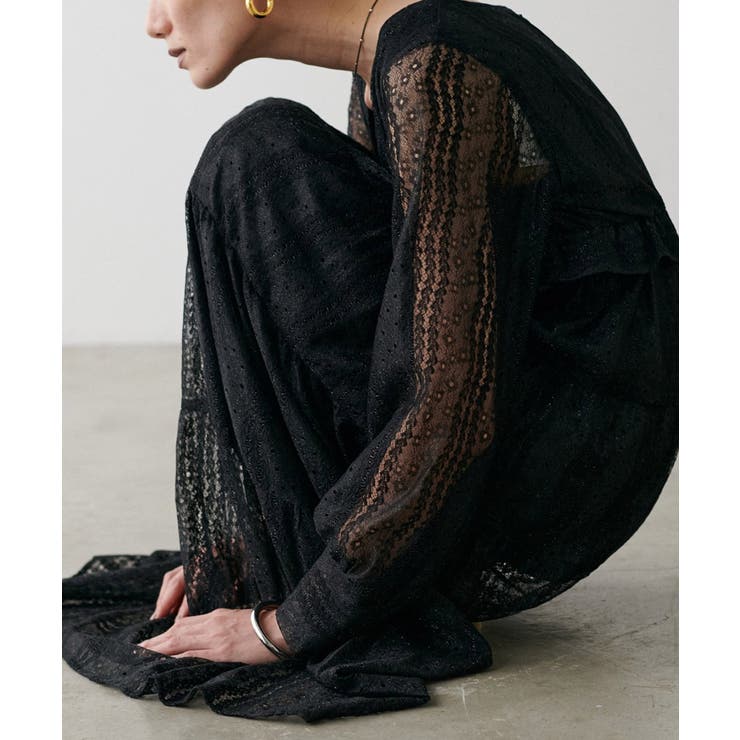 【LARUTA】レース切替ロングワンピース | NICE CLAUP / OLIVE des OLIVE　OUTLET | 詳細画像31 