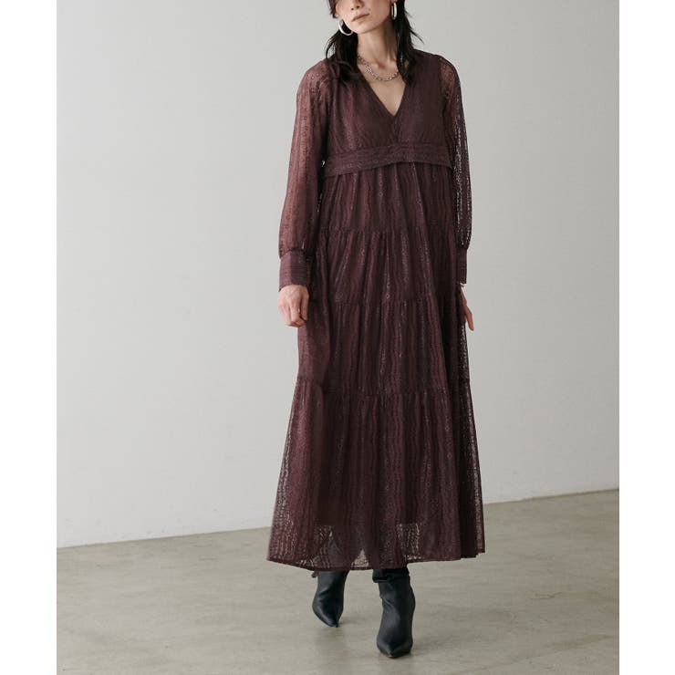 【LARUTA】レース切替ロングワンピース | NICE CLAUP / OLIVE des OLIVE　OUTLET | 詳細画像38 