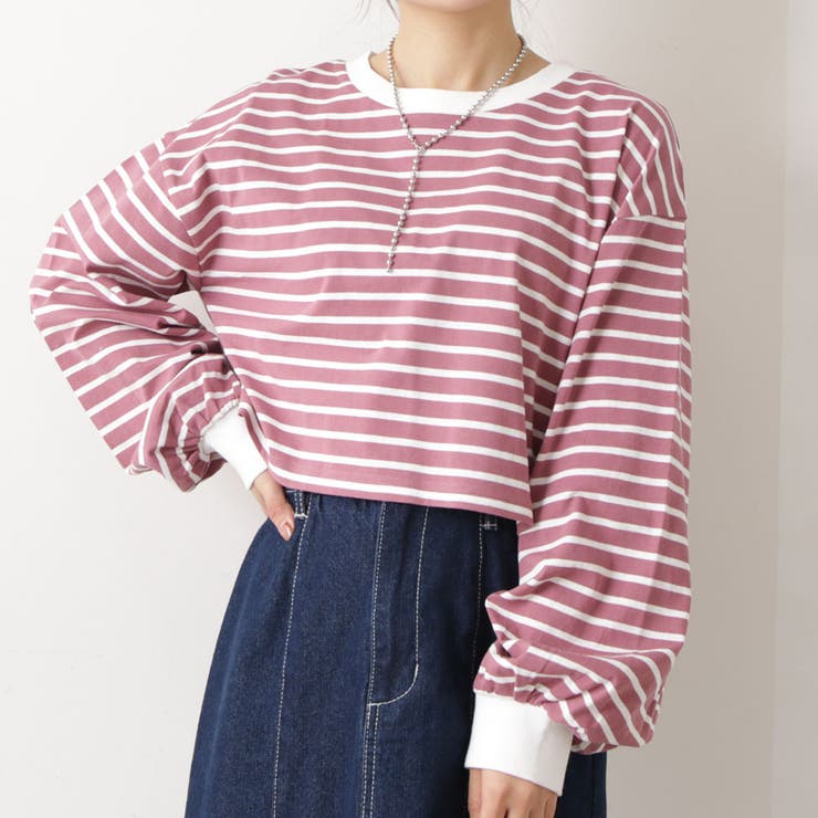 ボーダートップス 品番 Nclw Nice Claup Outlet ナイスクラップアウトレット のレディースファッション通販 Shoplist ショップリスト