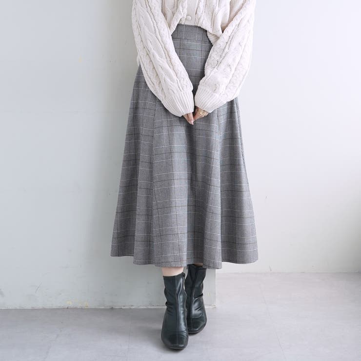 先染めチェックスカート[品番：OLOW0010997]｜OLIVE des OLIVE OUTLET