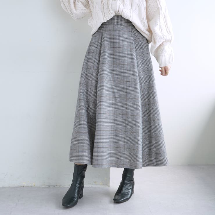 先染めチェックスカート[品番：OLOW0010997]｜OLIVE des OLIVE OUTLET