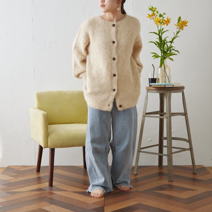 ふわふわシャギーカーディガン | RMAF　NICE CLAUP / OLIVE des OLIVE | 詳細画像16 