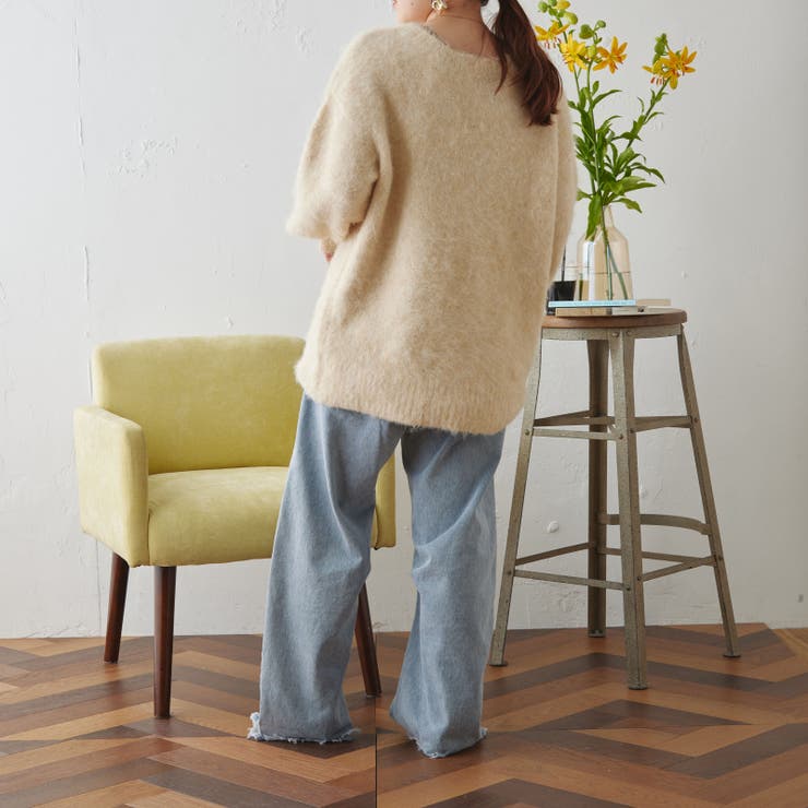 ふわふわシャギーカーディガン | RMAF　NICE CLAUP / OLIVE des OLIVE | 詳細画像21 