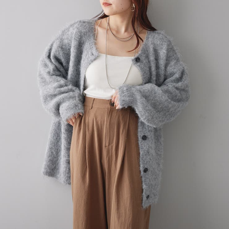 ふわふわシャギーカーディガン | RMAF　NICE CLAUP / OLIVE des OLIVE | 詳細画像26 