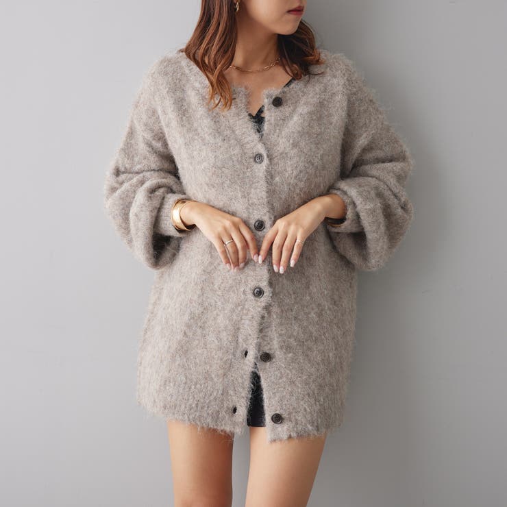 ふわふわシャギーカーディガン | RMAF　NICE CLAUP / OLIVE des OLIVE | 詳細画像48 