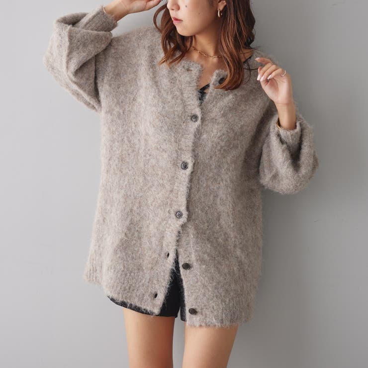 ふわふわシャギーカーディガン | RMAF　NICE CLAUP / OLIVE des OLIVE | 詳細画像50 