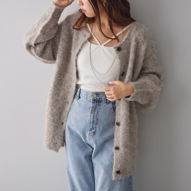 ふわふわシャギーカーディガン | RMAF　NICE CLAUP / OLIVE des OLIVE | 詳細画像55 