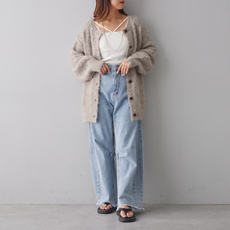 ふわふわシャギーカーディガン | RMAF　NICE CLAUP / OLIVE des OLIVE | 詳細画像58 