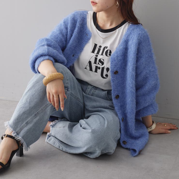 ふわふわシャギーカーディガン | RMAF　NICE CLAUP / OLIVE des OLIVE | 詳細画像60 