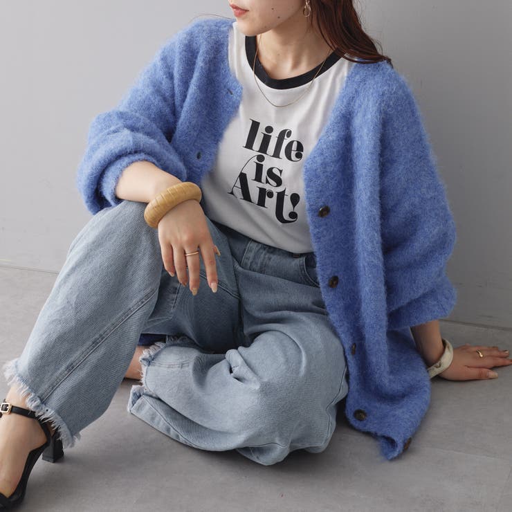 ふわふわシャギーカーディガン | RMAF　NICE CLAUP / OLIVE des OLIVE | 詳細画像61 