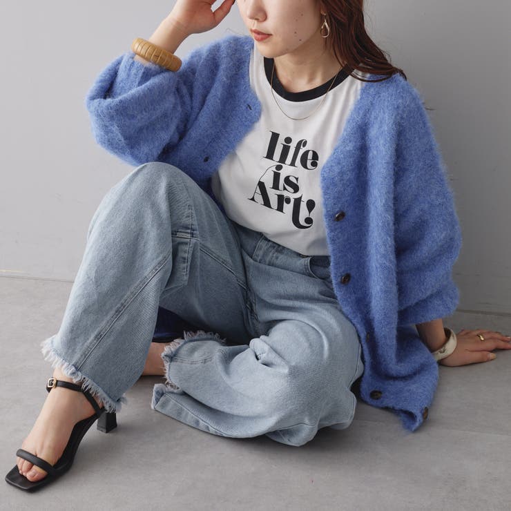 ふわふわシャギーカーディガン | RMAF　NICE CLAUP / OLIVE des OLIVE | 詳細画像62 