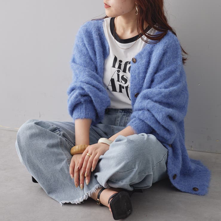 ふわふわシャギーカーディガン | RMAF　NICE CLAUP / OLIVE des OLIVE | 詳細画像65 