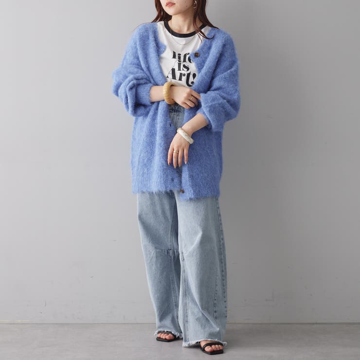 ふわふわシャギーカーディガン | RMAF　NICE CLAUP / OLIVE des OLIVE | 詳細画像66 