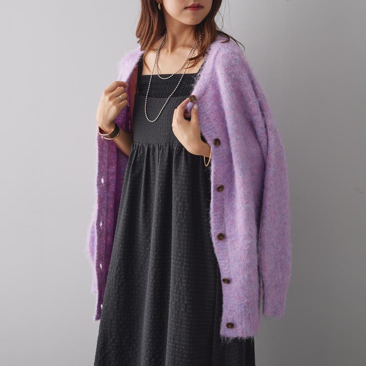 ふわふわシャギーカーディガン | RMAF　NICE CLAUP / OLIVE des OLIVE | 詳細画像75 