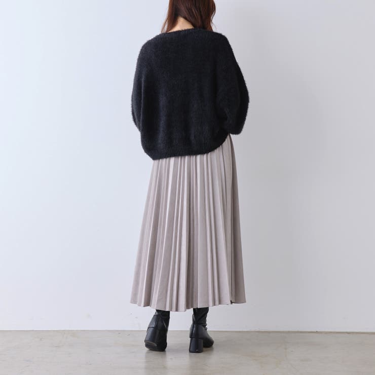 シャギーヤーンショート丈カーディガン | RMAF　NICE CLAUP / OLIVE des OLIVE | 詳細画像27 