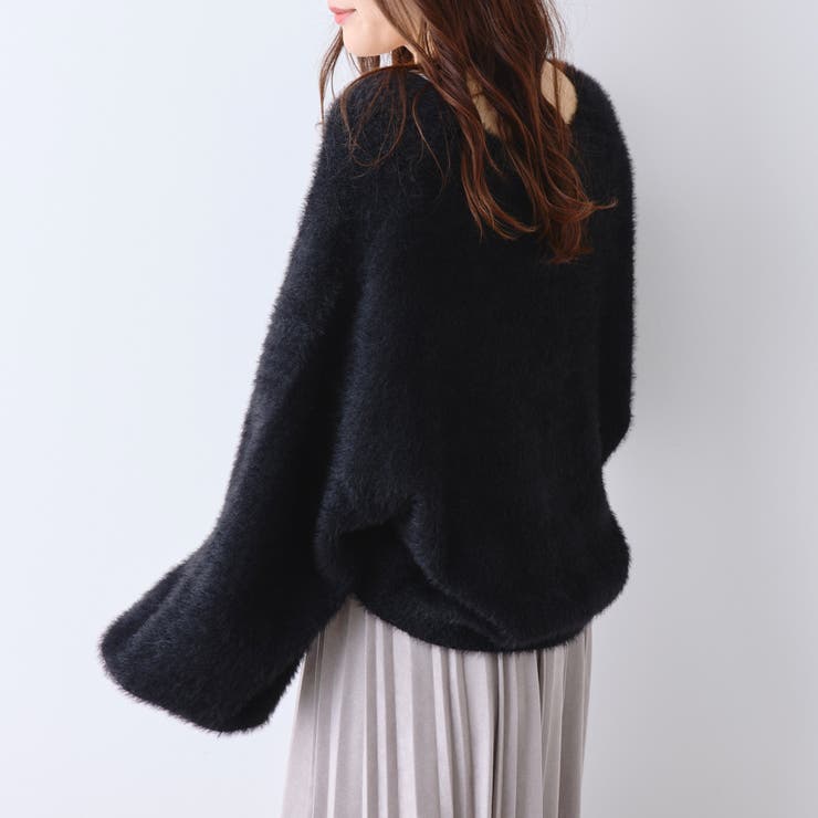 シャギーヤーンショート丈カーディガン | RMAF　NICE CLAUP / OLIVE des OLIVE | 詳細画像24 