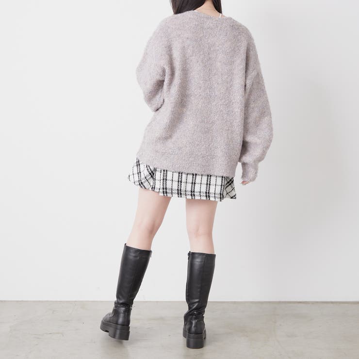 ブークレミドル丈カーディガン[品番：OLOW0011019]｜RMAF NICE CLAUP