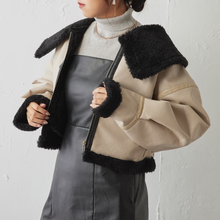 ビックカラーショートブルゾン | RMAF　NICE CLAUP / OLIVE des OLIVE | 詳細画像6 