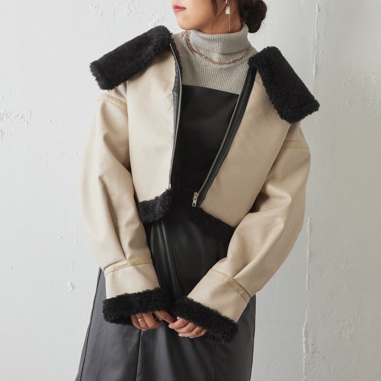 ビックカラーショートブルゾン | RMAF　NICE CLAUP / OLIVE des OLIVE | 詳細画像9 