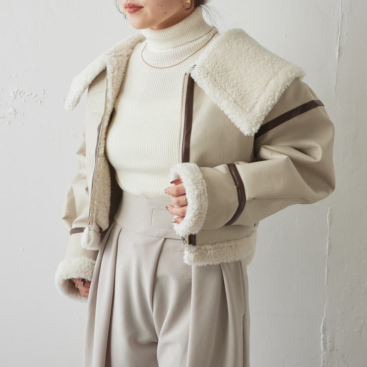 ビックカラーショートブルゾン | RMAF　NICE CLAUP / OLIVE des OLIVE | 詳細画像13 