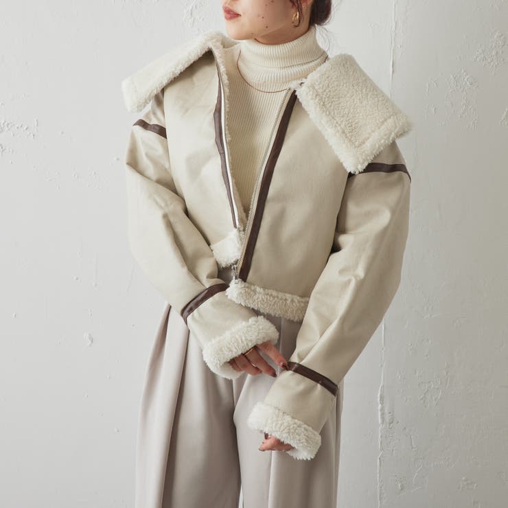 ビックカラーショートブルゾン | RMAF　NICE CLAUP / OLIVE des OLIVE | 詳細画像14 