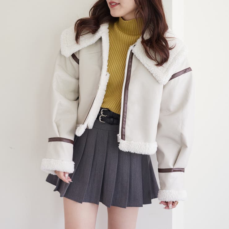 ビックカラーショートブルゾン | RMAF　NICE CLAUP / OLIVE des OLIVE | 詳細画像1 