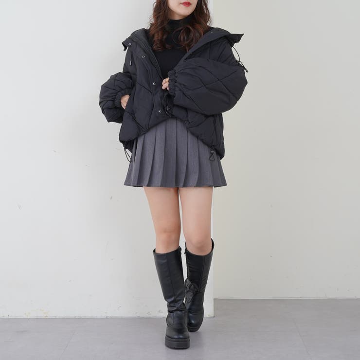 ★美品 d.i.a. ダイヤ 黒 グレー ゴールド ジャンパー・ブルゾン F ダイヤキルトブルゾン[品番：OLOW0011494]｜RMAF NICE CLAUP / OLIVE