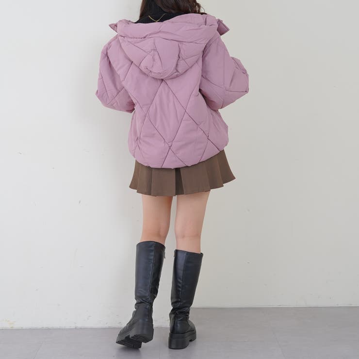 新品 アルチビオ ダイヤキルト 中綿 ブルゾン サイズ40 ピンク⭐︎ ダイヤキルトブルゾン[品番：OLOW0011494]｜RMAF NICE CLAUP / OLIVE