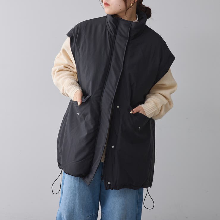 2WAYアウター　ジレ　　フード、袖、取り外し可 2WAYアウター ジレ フード、袖、取り外し可 2WAYアウター ジレ フード