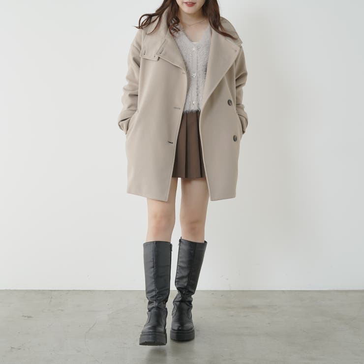 スタンドカラーミドルコート[品番：OLOW0011036]｜RMAF NICE CLAUP