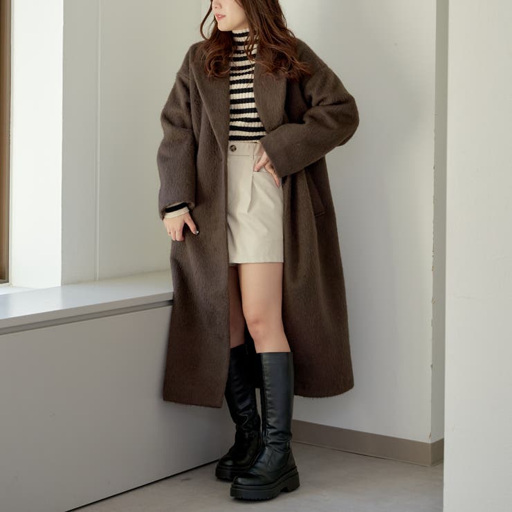 袖タックチェスターコート[品番：OLOW0011041]｜RMAF NICE CLAUP