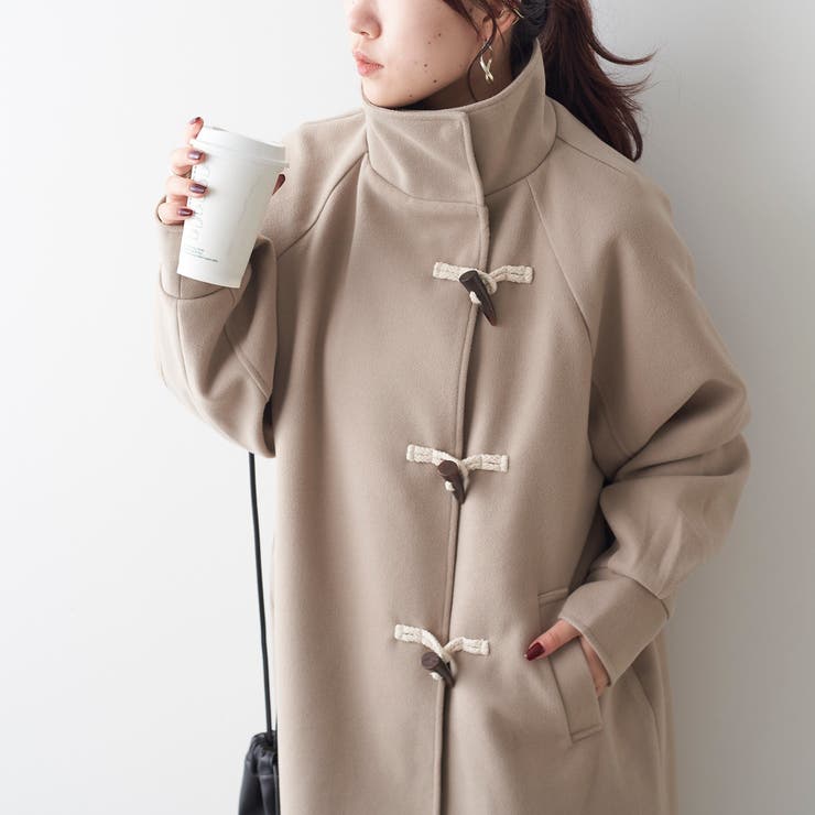 スタンドカラーダッフルコート[品番：OLOW0011489]｜RMAF NICE CLAUP