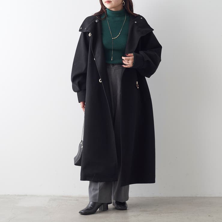 スタンドカラーダッフルコート[品番：OLOW0011489]｜RMAF NICE CLAUP