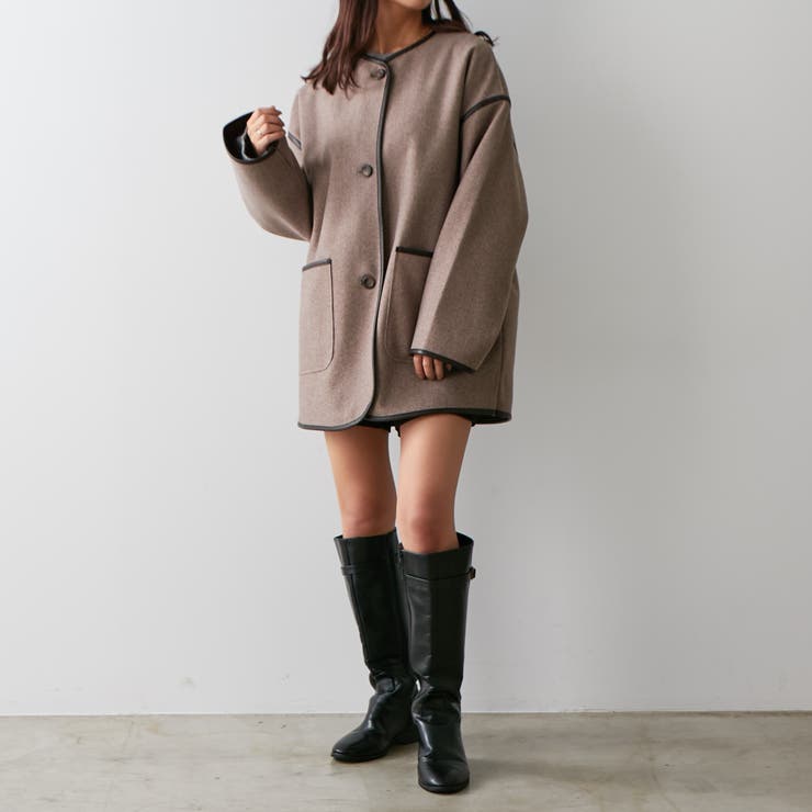 RALF HANDSCHUCH ノーカラーコート RALF HANDSCHUCH ノーカラーコート