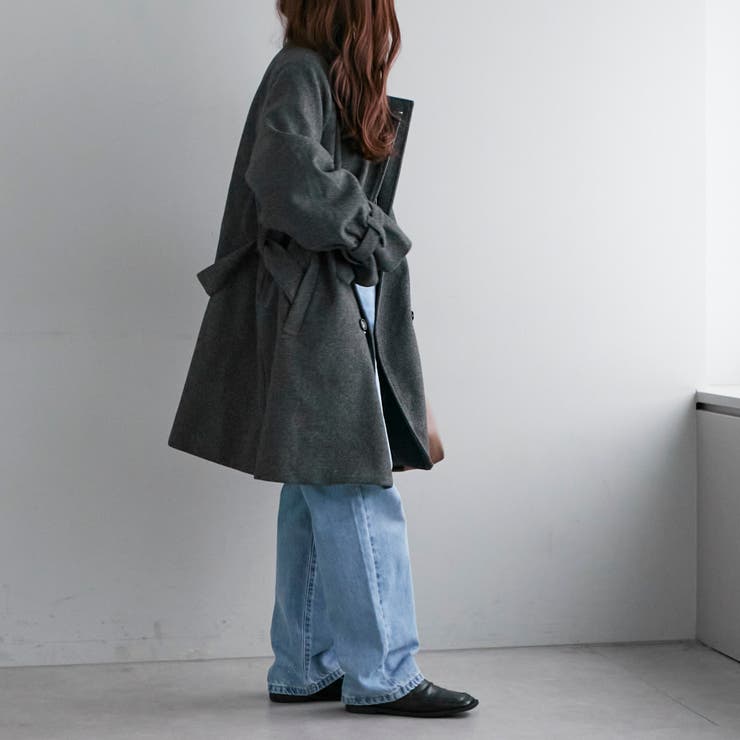 GRANDTABLE / 2WAYリボンハーフコート GRANDTABLE / 2WAYリボンハーフコート