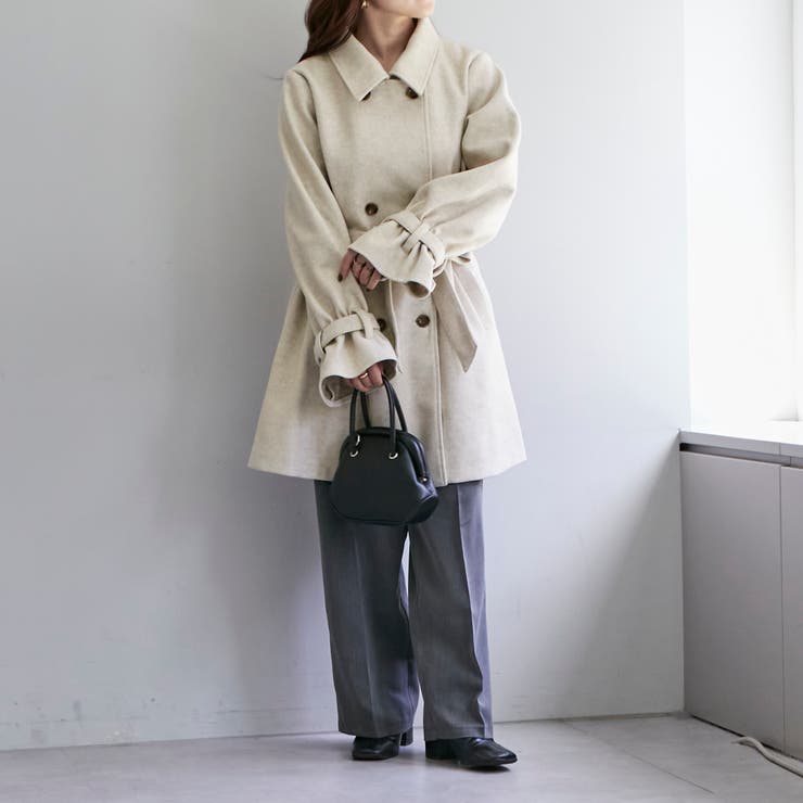ケープ付2WAYハーフコート[品番：OLOW0011307]｜RMAF NICE CLAUP