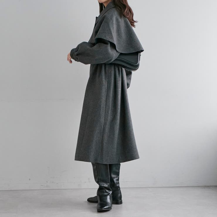 【セレクトショップ】新品未使用品⭐︎ケープコート 暮chic by futatsukukuri 